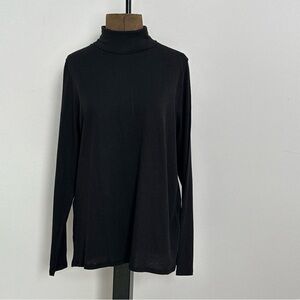 Eileen Fisher Black Turtleneck Women's Top size XL